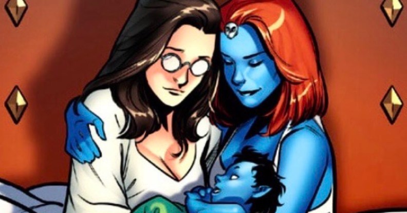 X-Men comic confirms Mystique as Nightcrawler's father.