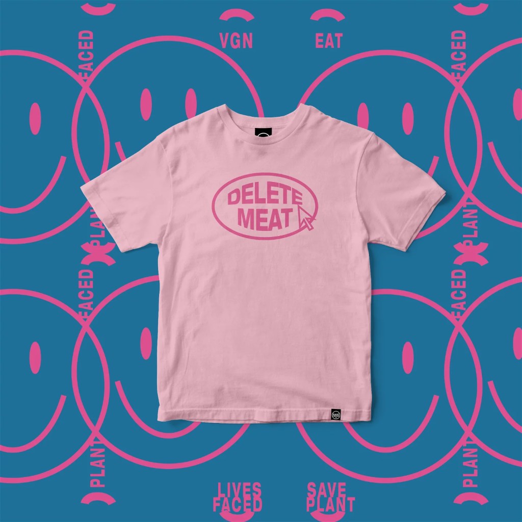 Plant Faced Clothing t-shirt.