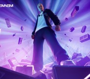 A digitised version of the Rapper Eminem, starring in the upcoming Fortnite event The Big Bang