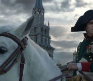 Joaquin Phoenix as Napoleon in Ridley Scott's new film.