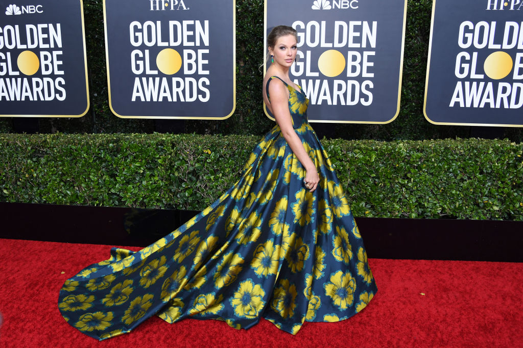 Taylor Swift attends the 77th Annual Golden Globe Awards at The Beverly Hilton Hotel on January 05, 2020 in Beverly Hills, California. 