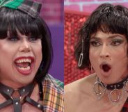 Melinda Verga and Venus fighting on Canada's Drag Race season 4.