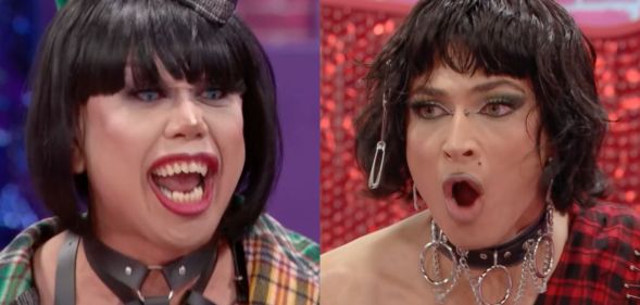 Melinda Verga and Venus fighting on Canada's Drag Race season 4.