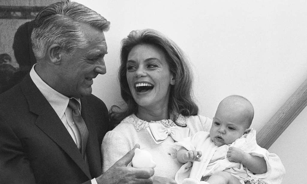 Cary Grant and Dyan Cannon with daughter Jennifer Grant