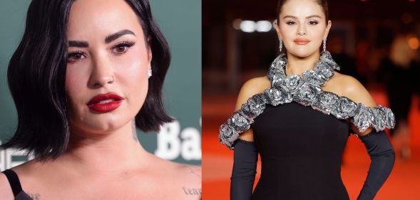 Composite image of Demi Lovato and Selena Gomez