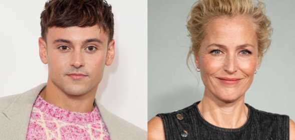 Tom Daley and Gillian Anderson