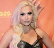 Farrah Moan, pictured at a red carpet event.