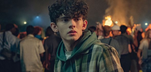 Joe Locke in Heartstopper season two.