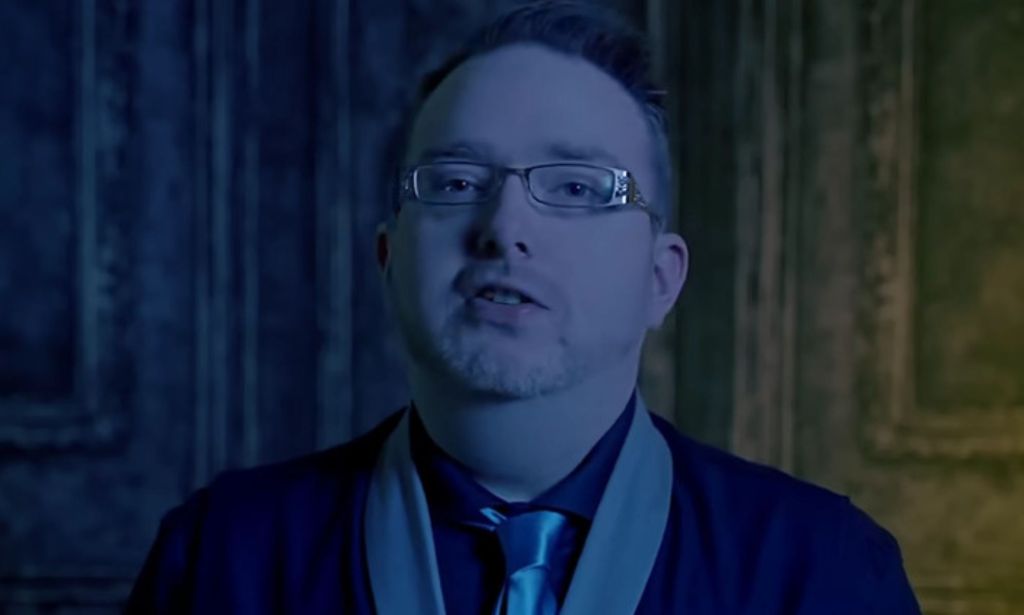 James Somerton, pictured in one of his videos.