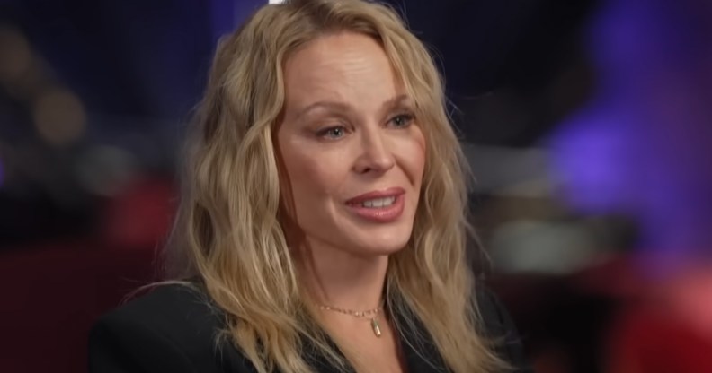 Kylie Minogue emotionally recalls breast cancer diagnosis