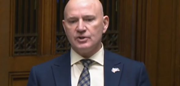 Neale Hanvey in the House of Commons.