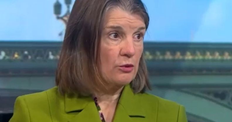 Rachel Maclean on the set of BBC Politics Live.