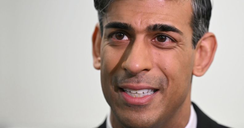 Rishi Sunak, pictured.