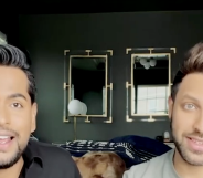 Gay couple Amit and Aditya