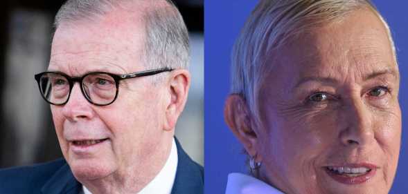 Tim Walberg and Martina Navratilova