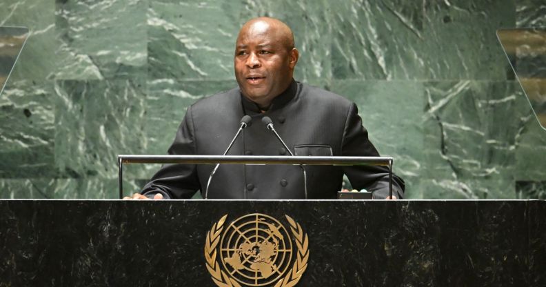 Burundi President Evaristo Ndayishimiye recently said that LGBTQ+ people 