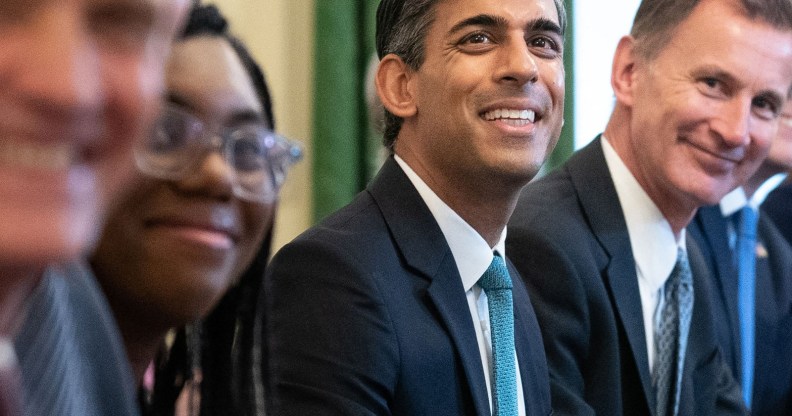 Kemi Badenoch and Rishi Sunak