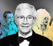 A graphic composed of images of LGBTQ+ celebs and allies who died this year. The pictures include Paul O'Grady, Tina Turner, Sinéad O'Connor and Sophie Anderson.