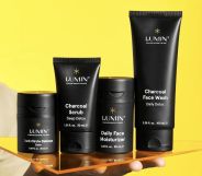 You can get a free skincare routine bundle from Lumin.
