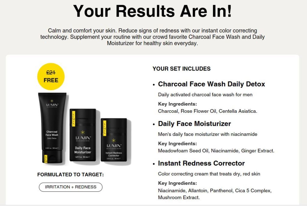 Lumin skincare bundle