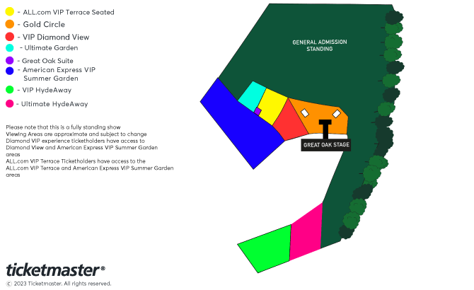 BST Hyde Park map for Stray Kids show.