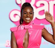 Issa Rae at the Barbie premiere.