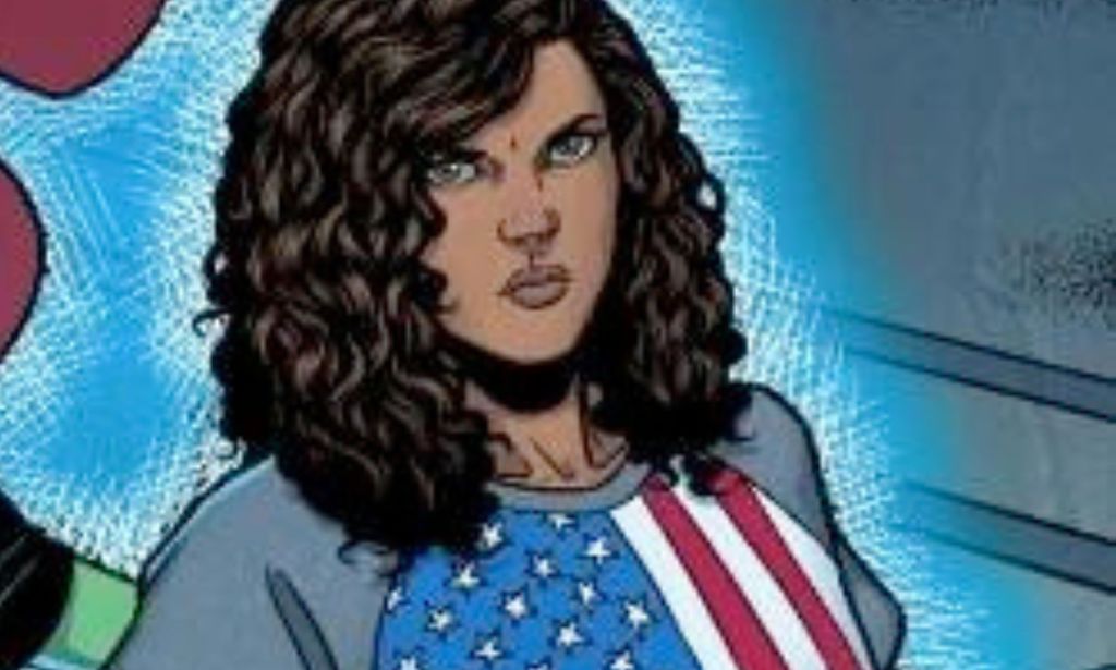 Illustrated image of America Chavez