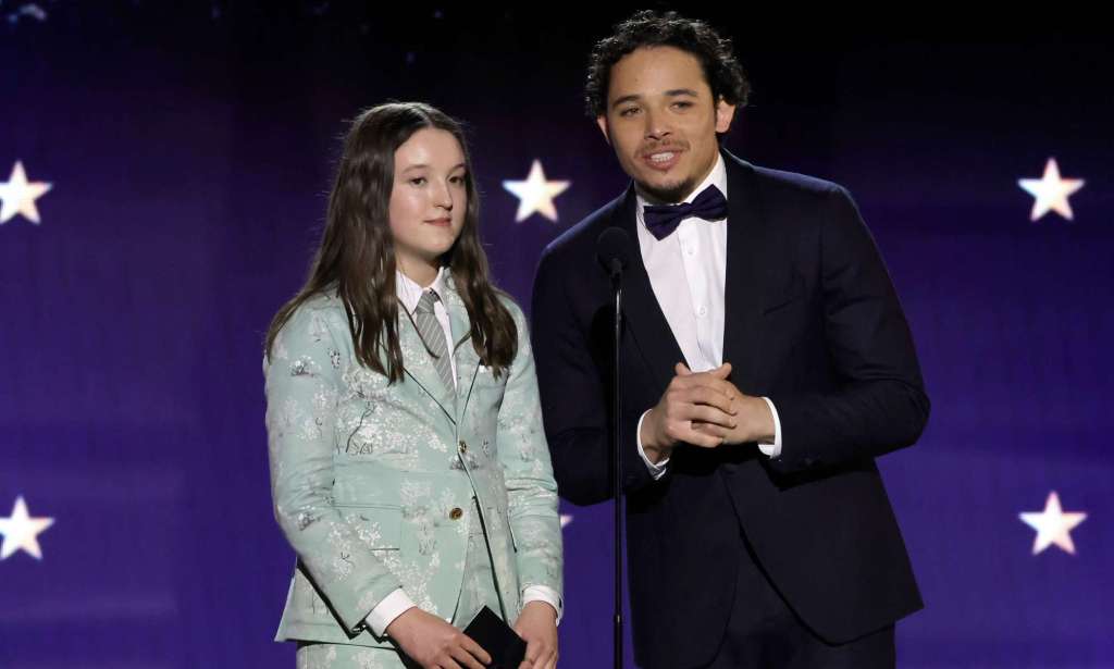 Bella Ramsey and Anthony Ramos at the Critics' Choice Awards 2024