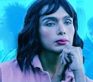 This is a creative image of 3 sad looking people.