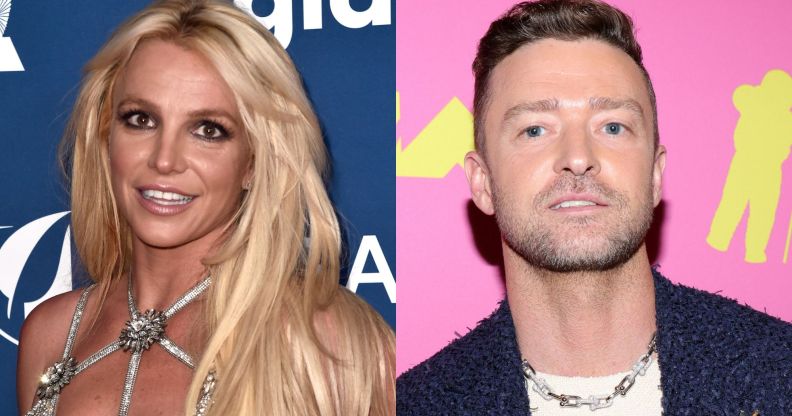 Britney Spears and Justin Timberlake.