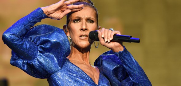 Celine Dion performing at Barclaycard Presents British Summer Time Hyde Park.