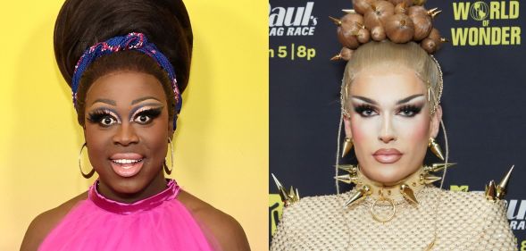 Plane Jane and Bob The Drag Queen are scrapping over Plane's talent show performance.