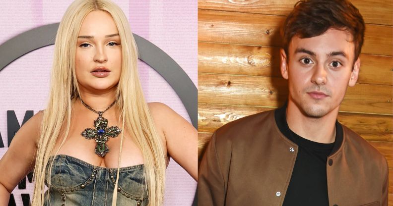 Kim Petras and Tom Daley.