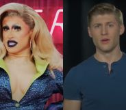 Amanda Tori Meeting in episode one of Drag Race, and out of drag in old university video.