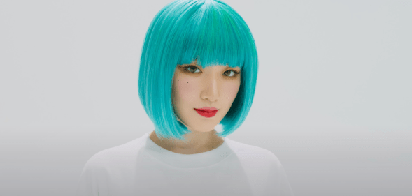 A still from the (G)I-Dle "Wife" music video