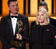 GLAAD CEO Sarah Kate Ellis receives Governor's Award at Emmy Awards