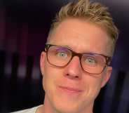 Gay Sky News presenter Gareth Barlow.