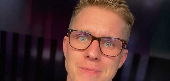 Gay Sky News presenter Gareth Barlow.