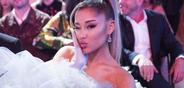 Ariana Grande shared a glimpse of her recording process for "yes, and?" (John Shearer/Getty Images)