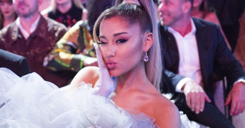 Ariana Grande shared a glimpse of her recording process for "yes, and?" (John Shearer/Getty Images)