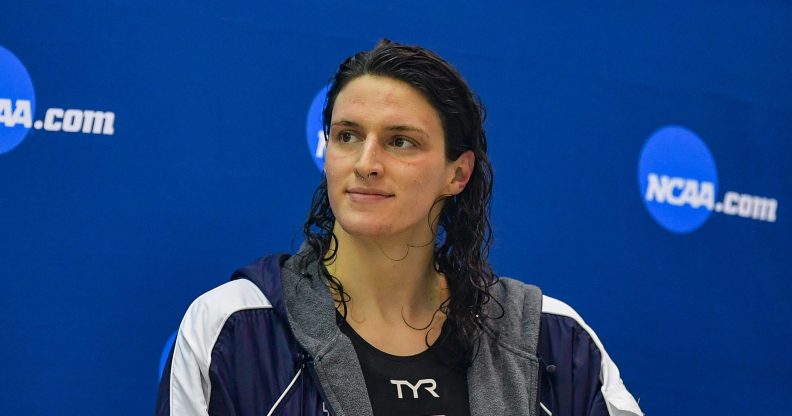 The policies restrict trans swimmers' eligibility for the Olympics. (Rich von Biberstein/Icon Sportswire via Getty Images)