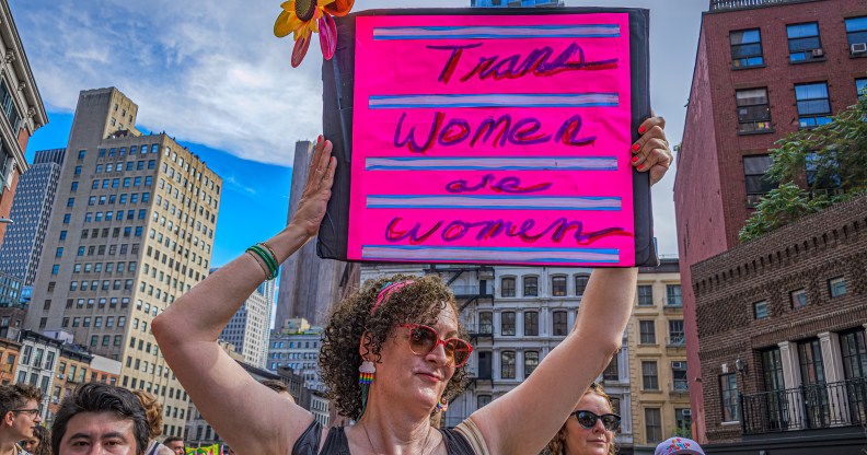 Trans women need improved access to healthcare. (Erik McGregor/LightRocket via Getty Images)