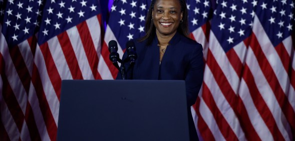 Butler delivered her maiden address to her colleagues this week. (Photo by Chip Somodevilla/Getty Images)