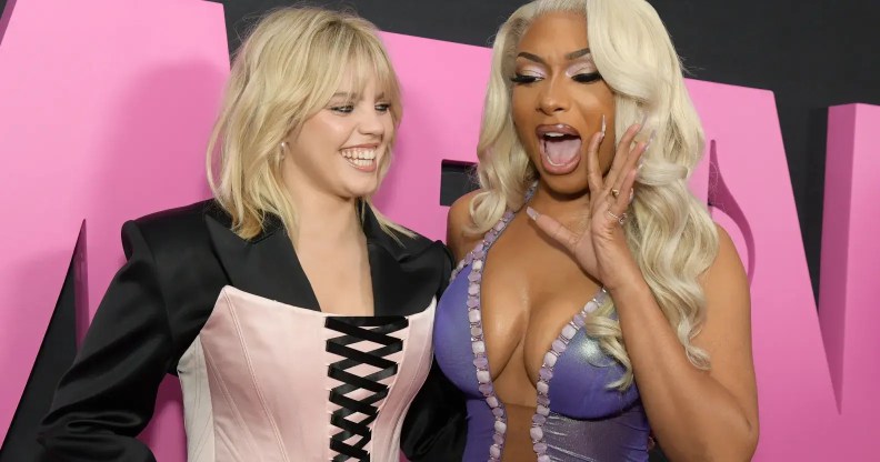 Reneé Rapp and Megan Thee Stallion on the red carpet.