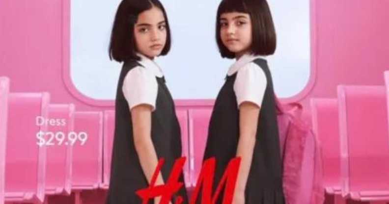 H&M has been forced to pull a school social medial advert, aimed at its Australian customers, after claims it was sexualising children. (H&M)