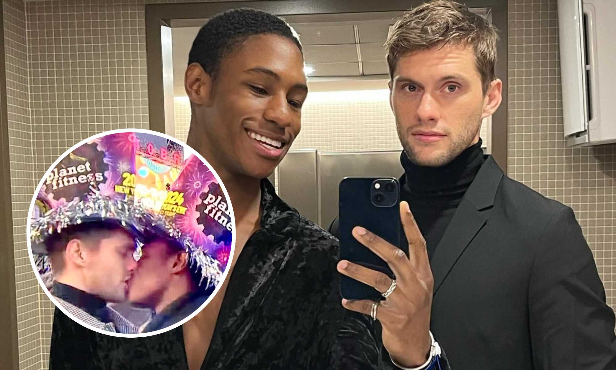 CNN airs interracial gay kiss on New Year's Eve, bigots lose minds
