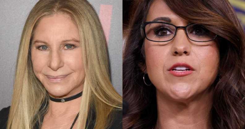 Ultra-conservative Republican Lauren Boebert has blamed Barbra Streisand over her decision to run in a redder district.