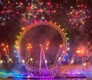 London celebrates 10 years since same-sex marriage quality during New Year's Eve firework display.