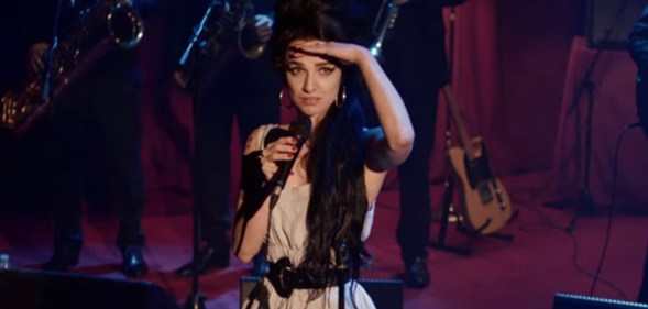 Marisa Abela as Amy Winehouse in Back to Black biopic trailer.