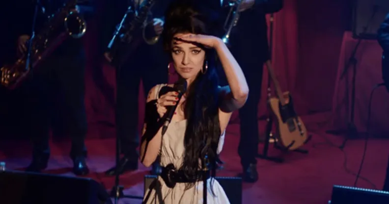 Marisa Abela as Amy Winehouse in Back to Black biopic trailer.